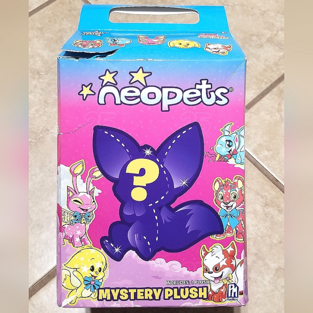 Neopets 25th Anniversary Doglefox Plush SEALED BAG w/CODE